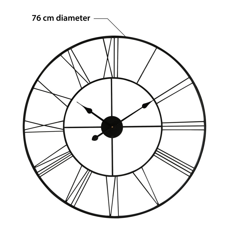 Oversized Rubinstein 76cm Wall Clock