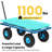 Mesh Steel Wagon Cart with Removable Sides-59794370