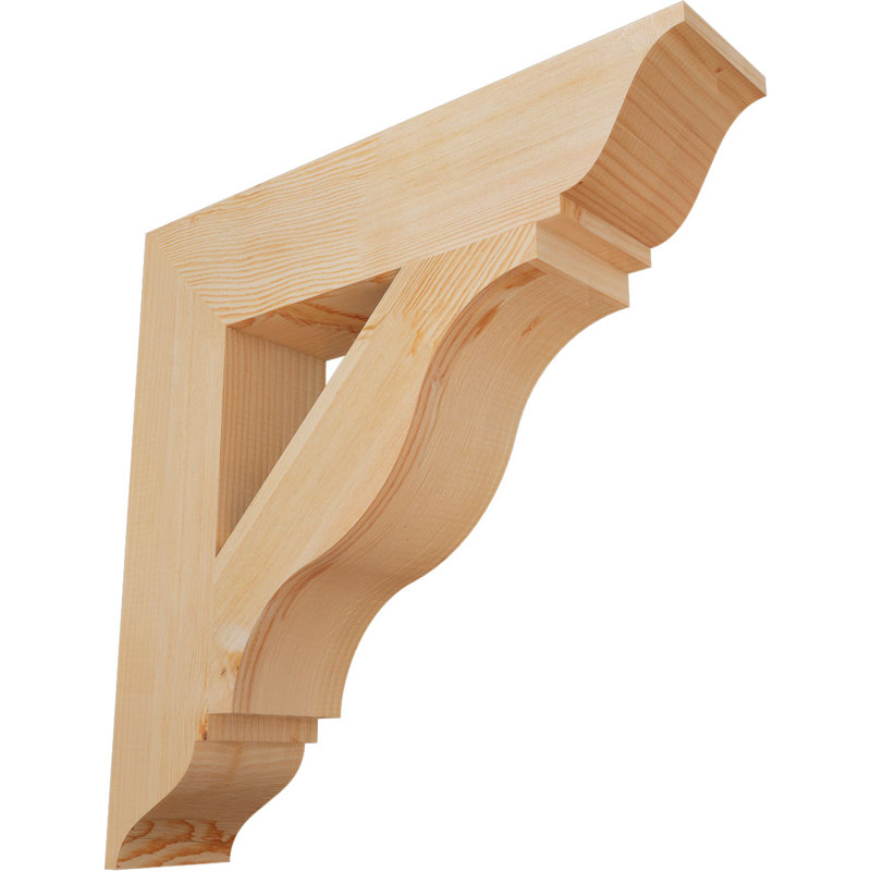 Support traditionnel Funston, H 28 po x l 5,5 po x P 28 po, Douglas, Lisse