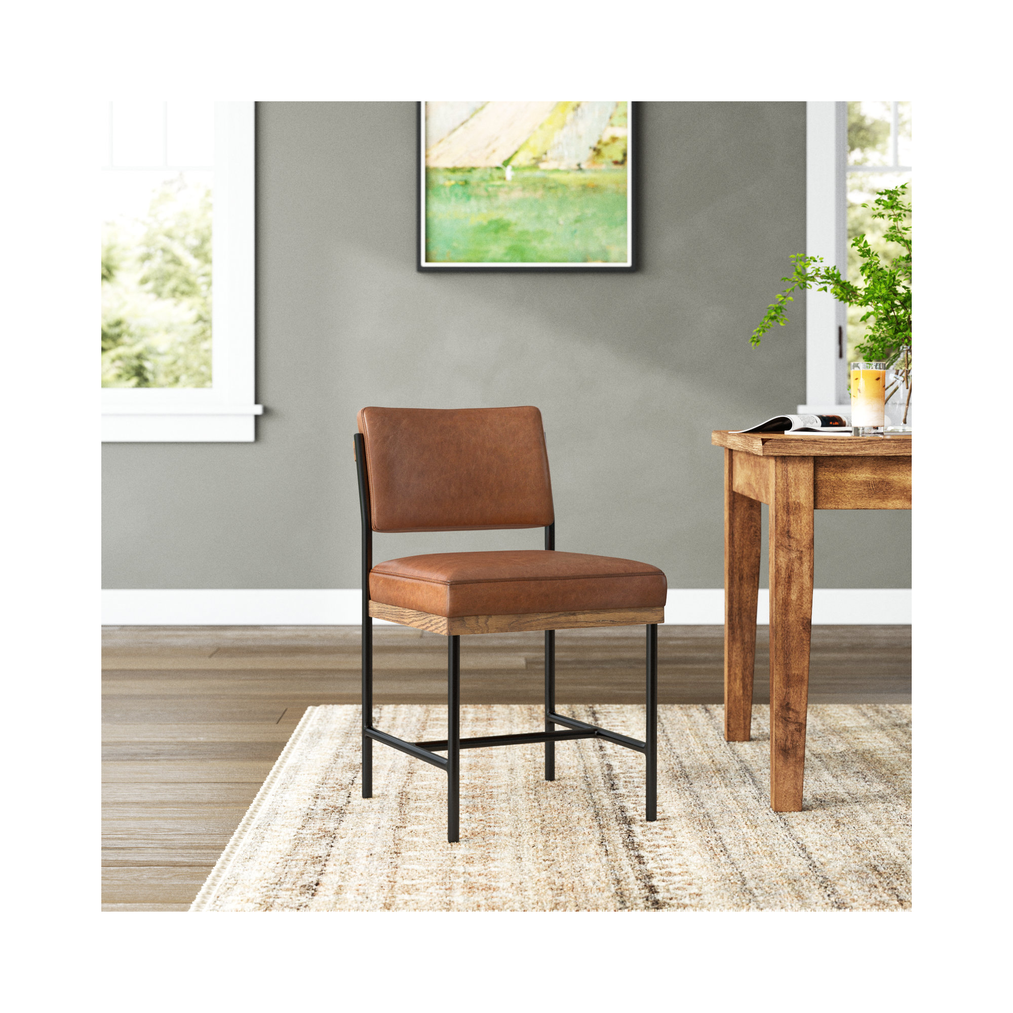 Popovich Dining Chair, Sonoma Chestnut