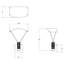 Applique murale cylindrique à 1 lumière DEL en aluminium avec diffuseur tambour en verre et réflecteur parachute Suspender®