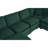 Modern U Shaped 6-Seat Sectional Sofa Couch With One Ottoman And Three Toss Pillows ,Modular Sofa For Living Room,Corduroy Sofa-1393532647