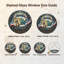 Panneau de fenêtre en verre pour décoration intérieure American Liberty USA 250th Anniversary - H 12 po-126676338