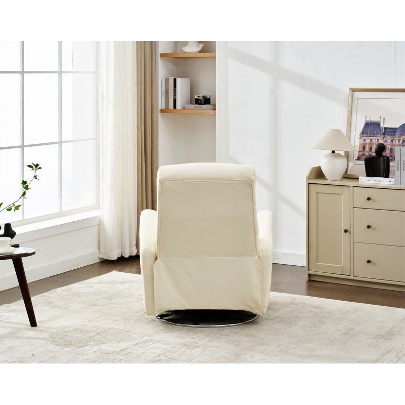 Fauteuil inclinable et pivotant pivotant, Blanc