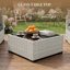 Ensemble de conversation modulaire d'extérieur en rotin 7 pièces PE-874236373-874236381