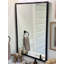 Miroir mural mat en métal noir, miroir de salle de bain et miroir de coiffeuse, collection Washington-233990968-233990973