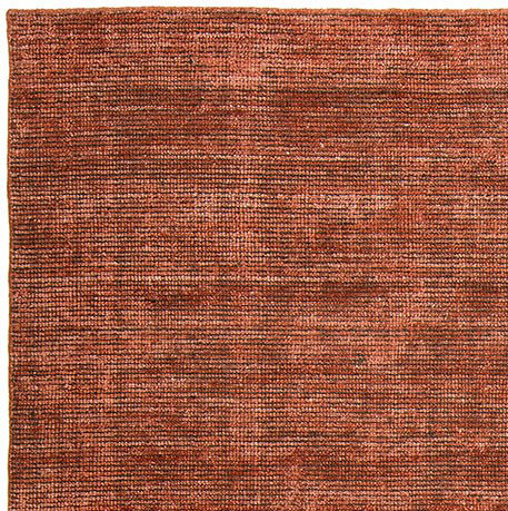 Chelsie Wool Area Rug in Rusty Rose, Rectangle 2' x 3'