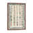 Toile avec cadre en bois classique