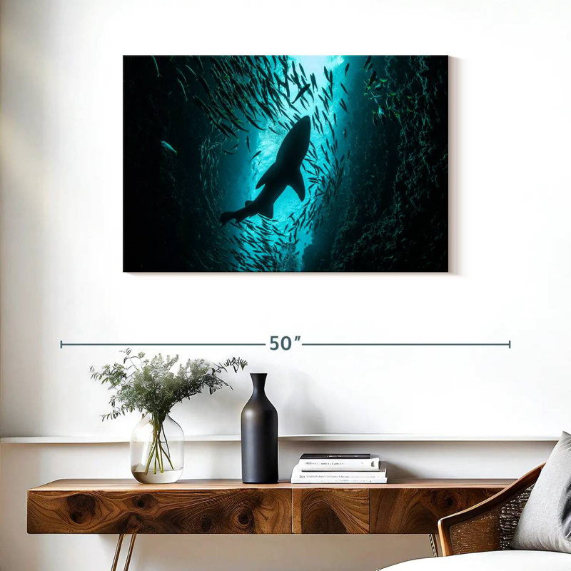 Brampt Shark Depth, 24" H x 36" W