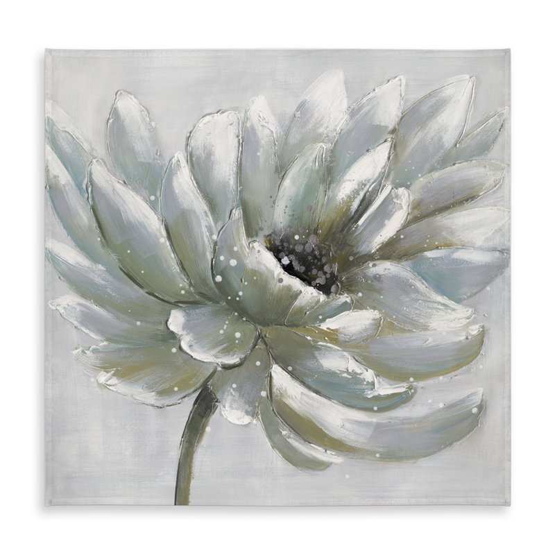 White Chrysanthemum Tablecloth | Indoor/Outdoor Home Decor