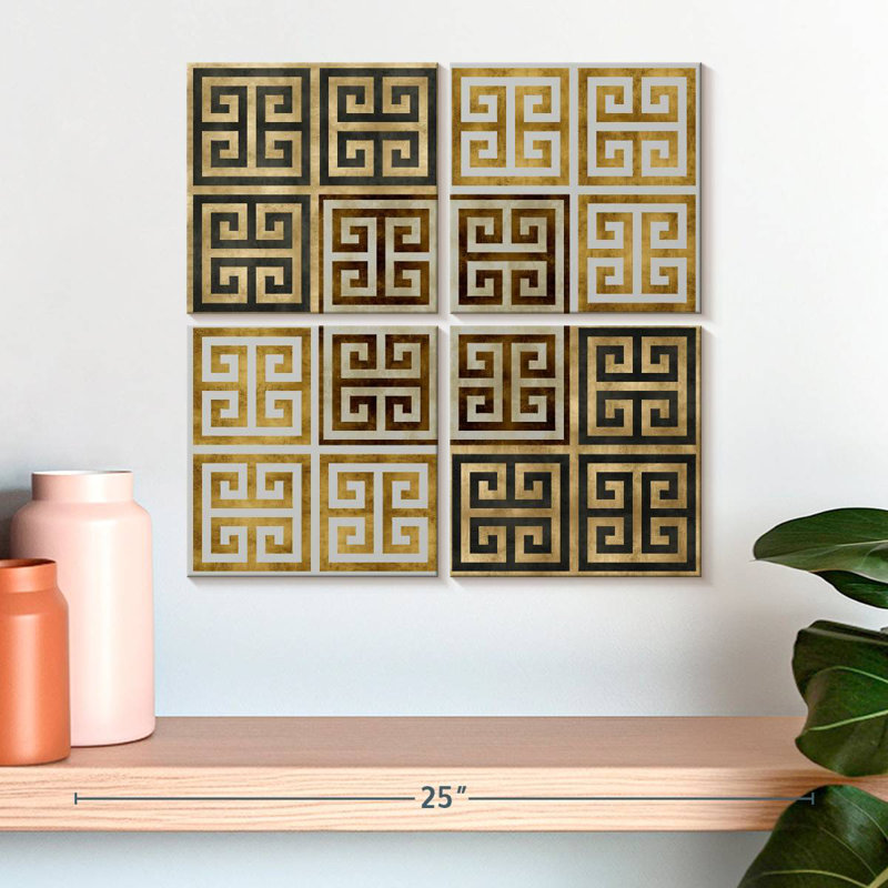 Kerner Greek Key I, 18" H x 18" W