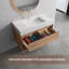 Meuble-lavabo simple de 36 po à fixer au mur (lavabo non inclus)-128865868