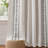 Boho Linen Blackout Curtains Double Layer Thermal Insulated Farmhouse Vintage Retro Printed Trim Pattern Lined Drapes for Living Room Bedroom Back Tab 2 Panels-718625201-716455658