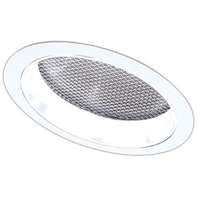 6'' White Reflector Recessed Trim