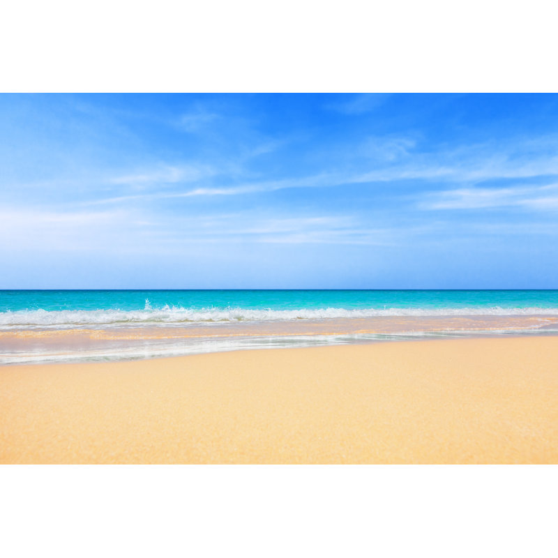 Beach - Wrapped Canvas Print, 30cm H x 46cm W x 3.8cm D