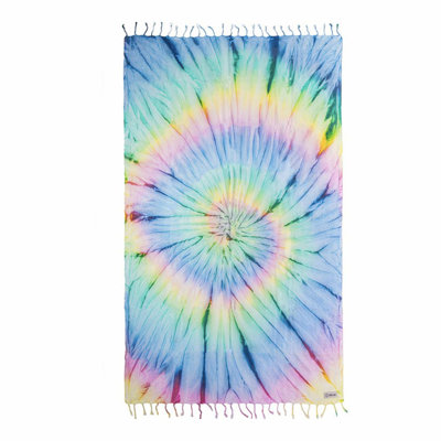 Turkish Cotton Quick Dry Beach Towel - Versatile Tie Dye Picnic Blanket & Throw