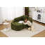 Chaise longue moderne courbée pour salon et appartement-181676479