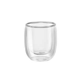 Tasse à espresso en verre à double paroi JA Henckels de Zwilling (Ensemble de 2)