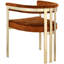 Fauteuil en velours Marcello-630097000