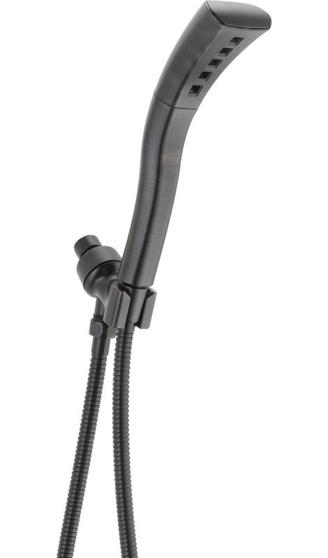 Universal Showering Components Handheld Shower Head with H2okinetic Technology, Venetian Bronze