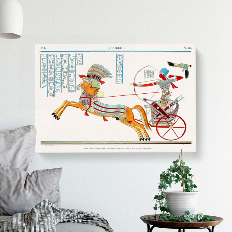 Great Speos by J.F. Champollion - Wrapped Canvas Painting, 50cm H x 76cm W x 3cm D