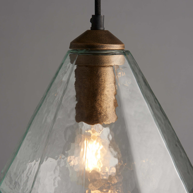 Atoka 1 - Light Gold Single Pendant
