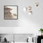 Stoic Sandstone II Canvas Abstract Print by Oliver Gal, Black Frame, 12 x 12-589223340-589223341