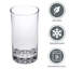 Gouttelettes 17 oz. Francique Verre acrylique Highball