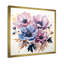 «Blue and Purple Poppy Bouquet I» - Art mural coquelicots-1728241479-1728241499