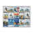 Toile avec cadre flottant blanc
