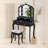 Makeup Vanity Set With Tri-fold Mirror & Led Lights 4 Drawers Open Shelf-582196718