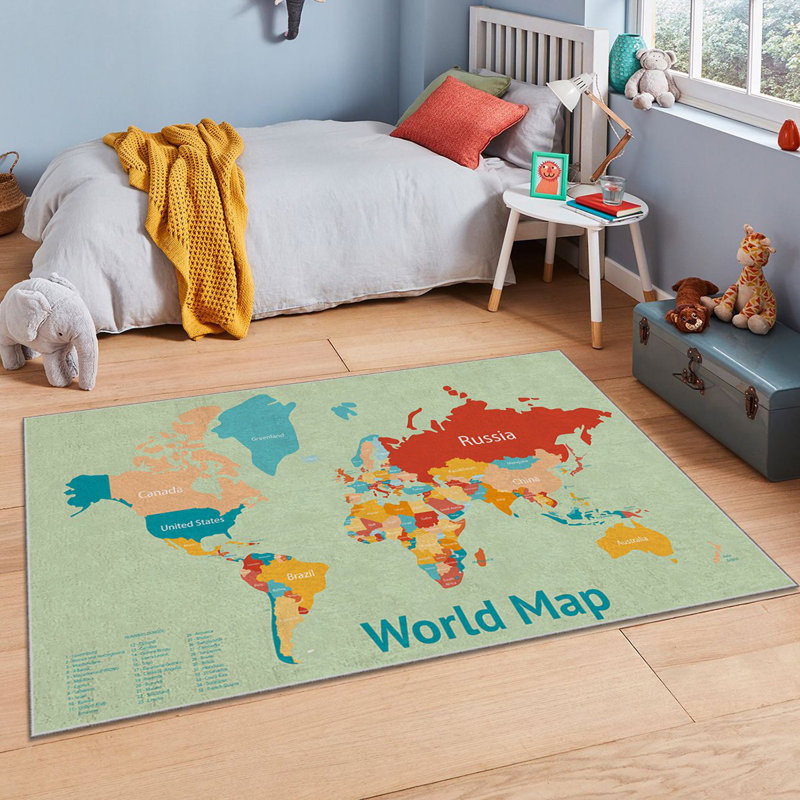 Luxurious Area Rug (2.6 x 4.6 Feet), 100% Polyester, 740 g/m² | Soft Velvet Fabric, Non-Slip Felt Dot Underside, Laminated Sponge for Comfort | Antibacterial, Machine Washable at 30°C | Elegant Home Décor