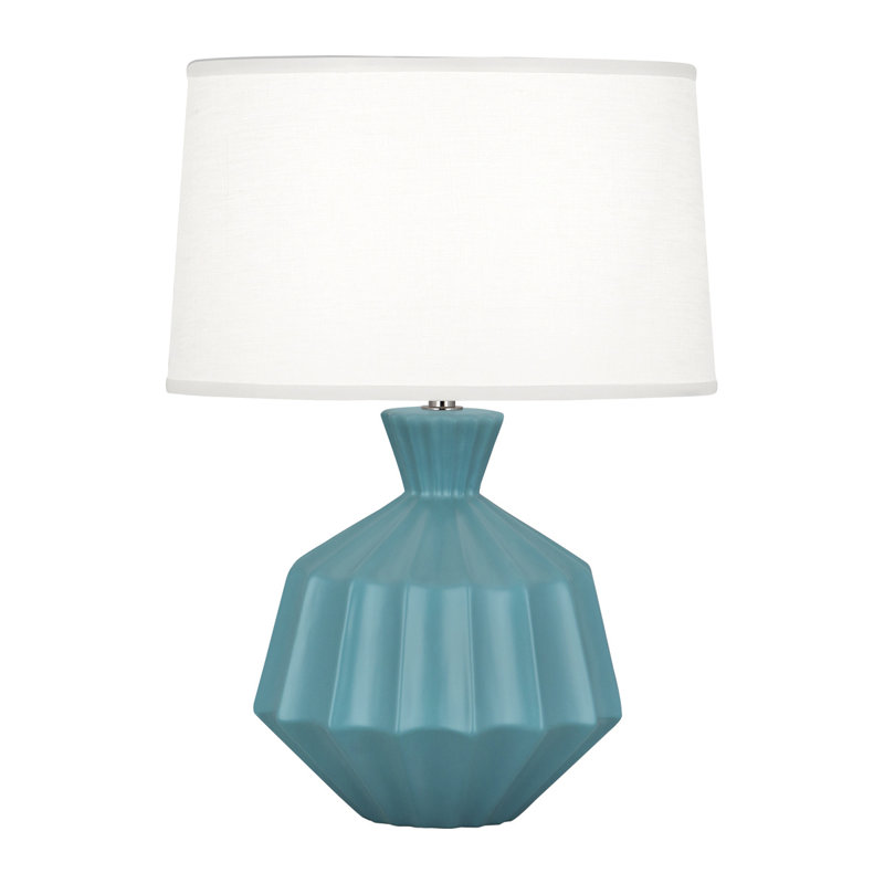 Small Orion Accent Lamp, Matte Steel Blue
