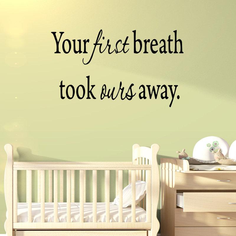 Grainger Text & Numbers Wall Decal, 17x30