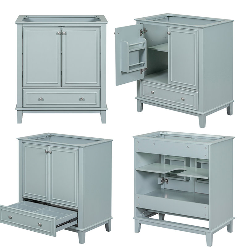 29.5'' Single Bathroom Vanity Base Only in Green