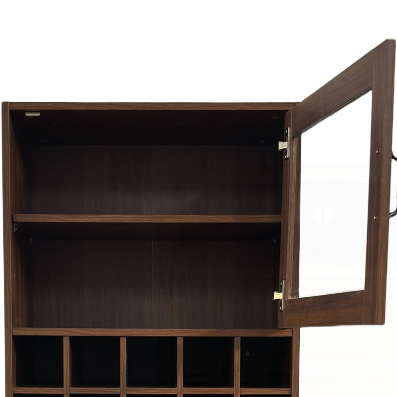 Kitchen pantry cabinet with multi-functional pull-out multi-tier storage shelf