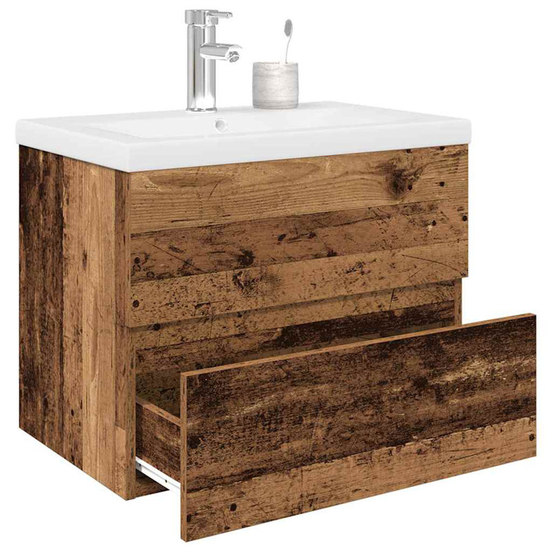 Azelyn 60mm Single Bathroom Vanity with Integrated Ceramic Basin