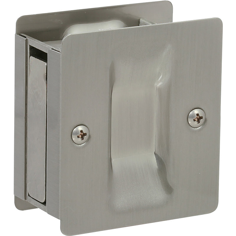 Serrure de porte Passage, Nickel satiné