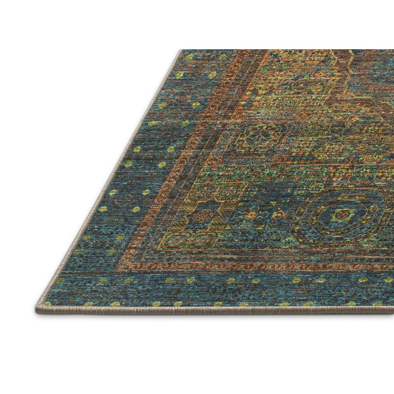 Abstract Indoor Rug, Rectangle 7' x 9'