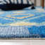 Tapis bleu crocheté à la main Bowden-19262993