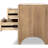 Herod Brentwood Two Drawer Nighstand