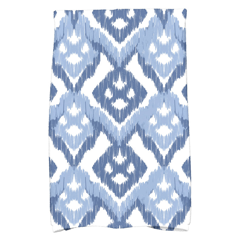 Torchon géométrique, Bleu