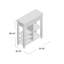 Sanderson Wood Bar Cart