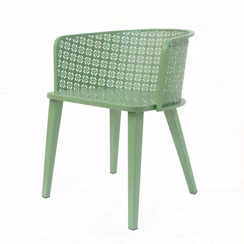 Outdoor Dining Chair, Green