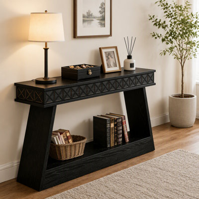 2-Tier Sofa Table Console Table