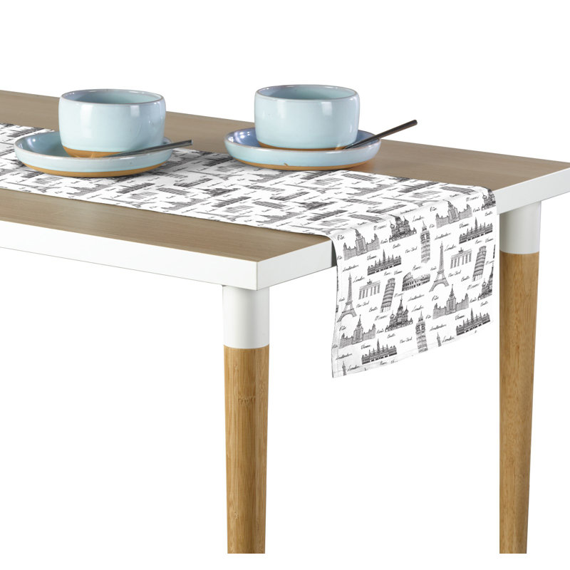 Lonon Geometric Table Runner, 72" L x 12" W