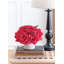 Arrangement de roses en soie en pot
