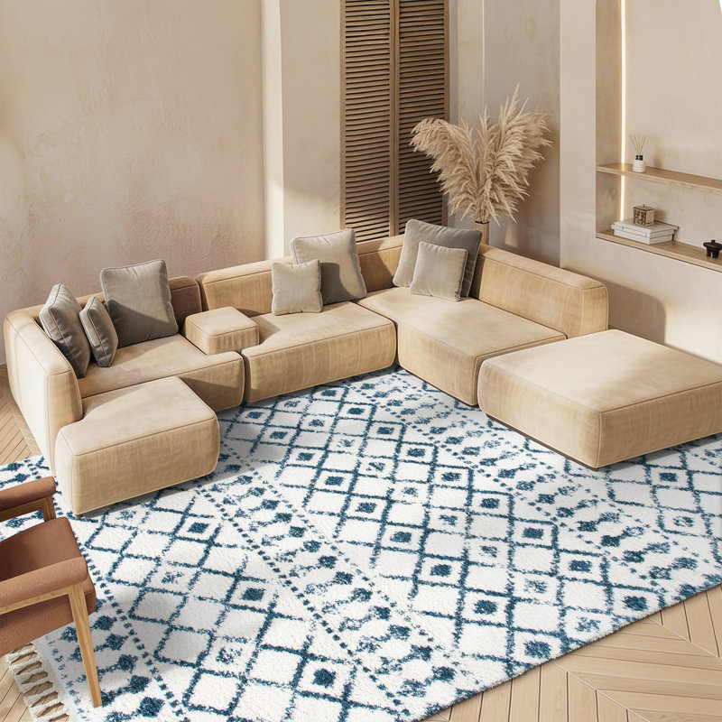 Tapis à poils longs Triplett, Rectangle 3 pi 3 po x 5 pi 3 po