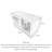 Oriental Solid Wood Hand-Painted Ceramic Shoe Bench
