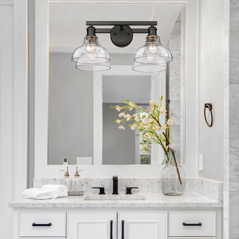 Ensemble de meuble-lavabo 2 lumières Searcy